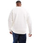 Hollister Saint Tropez nautical print sweatshirt relaxed fit in white