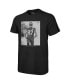 Фото #2 товара Men's Threads Travis Kelce Black Kansas City Chiefs Player Graphic Oversized T-shirt