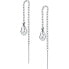 Stylish long steel earrings T-Design TJAXA15