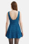 Women's Pleated Mini Dress