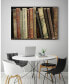 40" x 30" Vintage Like Book Collection III Museum Mounted Canvas Print