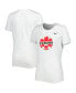 Women's White Canada Soccer Legend Performance T-shirt