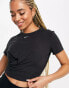 Фото #6 товара Nike Training One Luxe Dri-FIT wrap cropped top in black