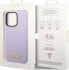 Фото #8 товара Guess Guess GUHMP14LSBPLU iPhone 14 Pro 6,1" fioletowy/purple hard case Silicone Logo Plate MagSafe