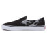 Кроссовки Vans Classic Slip-On Reflective Flame Black, 37 - фото #4