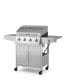 50000BTU 5-Burner Propane Gas Grill with Side Burner and 2 Prep Tables-Silver Серебристый - фото #1