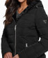 Фото #4 товара Women's Faux-Fur-Lined Hooded Puffer Coat