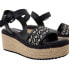 PEPE JEANS Witney Jacquard wedge sandals