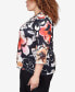 Фото #3 товара Plus Size Park Place Drama Shadow Floral Double Strap Top