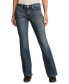 Фото #4 товара Women's Mid Rise Embellished Sweet Flare Jeans