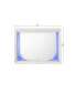 Фото #2 товара Tarian Mirror with Led, Pearl White Finish