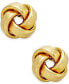 ფოტო #1 პროდუქტის Love Knot Stud Earrings in 14k Gold or White Gold