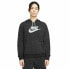 Толстовка с капюшоном женская Nike Sportswear Gym Vintage Чёрный