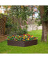 Фото #2 товара Горшок для овощей и цветов Costway Raised Garden Bed Set