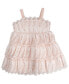 ფოტო #1 პროდუქტის Baby Girls Tiered Embroidered Organza Dress