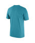 ფოტო #3 პროდუქტის Men's Teal Charlotte Hornets 2023/24 Sideline Legend Performance Practice T-shirt