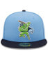 ფოტო #3 პროდუქტის Men's Light Blue, Navy Hillsboro Hops Marvel x Minor League 59FIFTY Fitted Hat