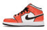 Фото #1 товара Кроссовки Jordan Air Jordan 1 Mid "Turf Orange" GS BQ6931-802