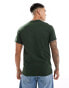 ASOS DESIGN t-shirt with Athletics Club chest print in green