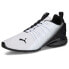 Фото #2 товара Puma Ion Fade Running Mens Black, White Sneakers Athletic Shoes 37738001