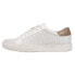 Фото #3 товара VANELi Coyle Perforated Lace Up Womens Off White Sneakers Casual Shoes 310137