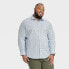 Men's Big & Tall Performance Dress Standard Fit Long Sleeve Button-Down Shirt -