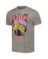 Фото #2 товара Men's Charcoal Distressed Def Leppard High N' Dry Washed Graphic T-shirt