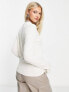 Фото #3 товара JJXX crew neck jumper in white