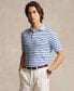 Men's Classic-Fit Soft Cotton Polo Shirt Office Blue Multi, XS - фото #1