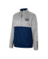 ფოტო #3 პროდუქტის Men's Gray Cal Bears John Half-Zip Jacket