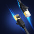 Фото #6 товара Płaski patchcord kabel przewód sieciowy LAN STP RJ45 Cat 7 10Gbps 10m czarny