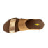 Фото #4 товара Volatile Campfire Slide Womens Brown, Gold Casual Sandals PV1003-227