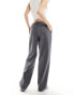 Фото #10 товара Mango pleat front tailored trouser in grey