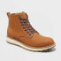 Фото #1 товара Men's Forrest Work Boots - Goodfellow & Co Cognac 7