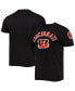 Фото #2 товара Men's Black Cincinnati Bengals Pro Team T-shirt