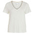 Фото #3 товара VILA Noel Lurex short sleeve v neck T-shirt