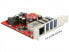 Delock 89382 - Internal - Wired - PCI Express - Ethernet - 5000 Mbit/s - Grey - Red