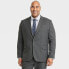 Фото #1 товара Men's Big & Tall Standard Fit Suit Jacket - Goodfellow & Co Charcoal Gray 48S