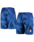 Фото #1 товара Men's Navy Houston Astros Tie-Dye Training Shorts