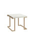 Фото #4 товара Boice II End Table in Faux Marble & Champagne