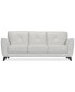 Фото #6 товара Myia 85" Leather Sofa, Created for Macy's