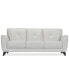 Фото #7 товара Myia 85" Leather Sofa, Created for Macy's