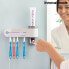 Фото #6 товара УФ-стерилизатор для зубных щеток с держателем и дозатором для зубной пасты Smiluv InnovaGoods Белый (Пересмотрено B)