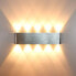 Фото #1 товара HAWEE Modern LED Wall Light Indoor Wall Lamp LED Up Down Aluminium for Bedroom, Hallway, Living Room, Stairs, KTV, 10 W Warm White [Energy Class F]
