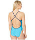Фото #2 товара Speedo 251302 Women Solid Splice Flipback One-Piece Swimsuit Size 8/34