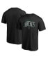 ფოტო #2 პროდუქტის Men's Black Milwaukee Bucks Arch Smoke T-shirt