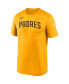 Фото #3 товара Men's Gold San Diego Padres Wordmark Legend T-shirt