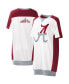 Фото #2 товара Women's White Alabama Crimson Tide Home Run T-shirt Dress