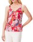 Фото #1 товара Nic+Zoe Scribble Bouquet Crepe Cami Women's L