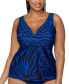 Фото #1 товара Trendy Plus Size Tanzania Tankini Top